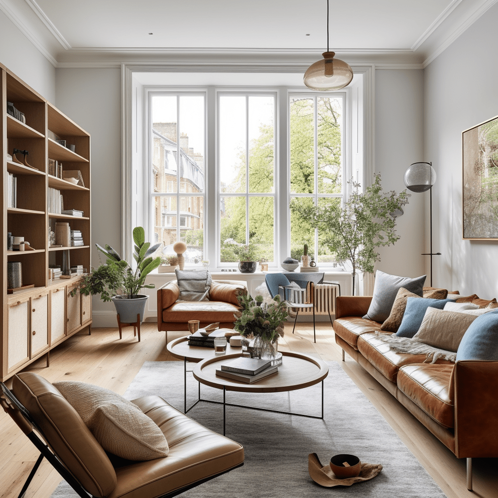 inspirace obývací pokoj v neutrálních barvách