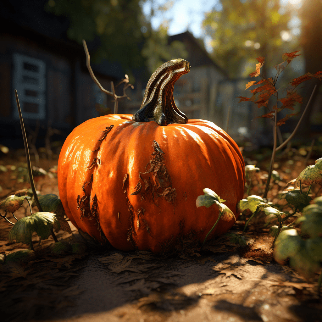 halloweenská dýně oranžová