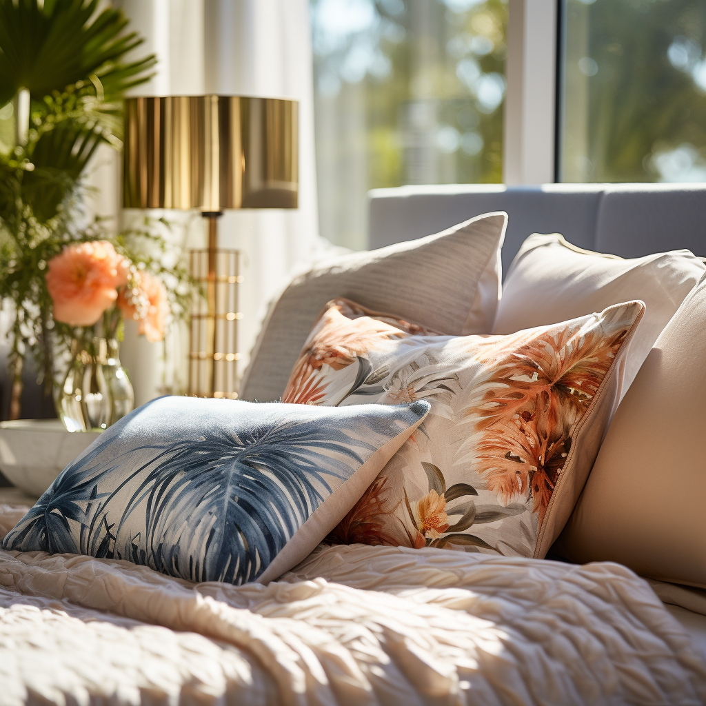 potahy na polštáře moderní interiér