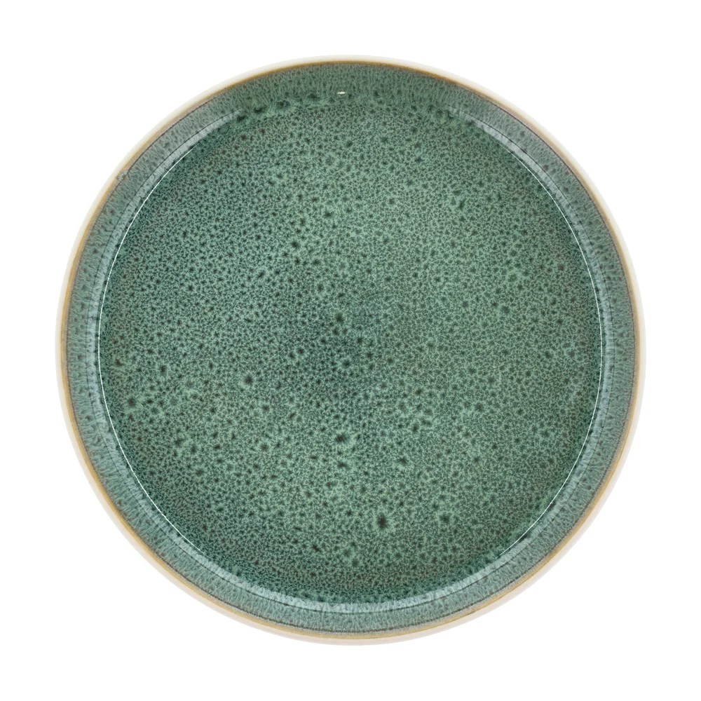 Kameninový talíř zelený