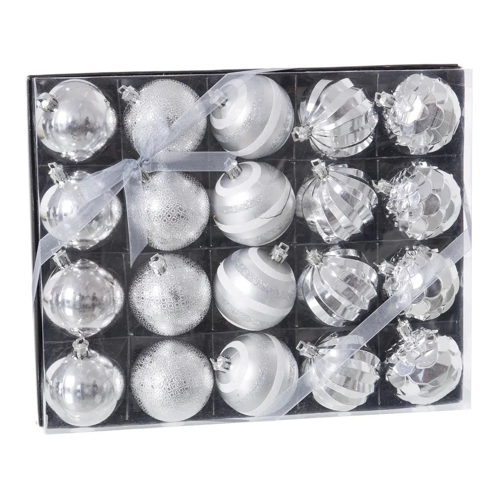 Stříbrné koule sada