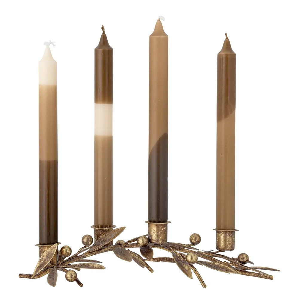 Svícen zlatý pro čtyři svíčky