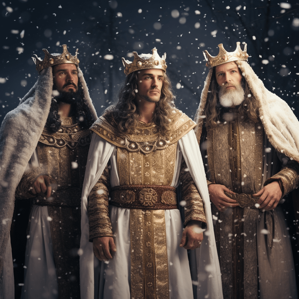 Tři králové: Kašpar, Melichar a Baltazar