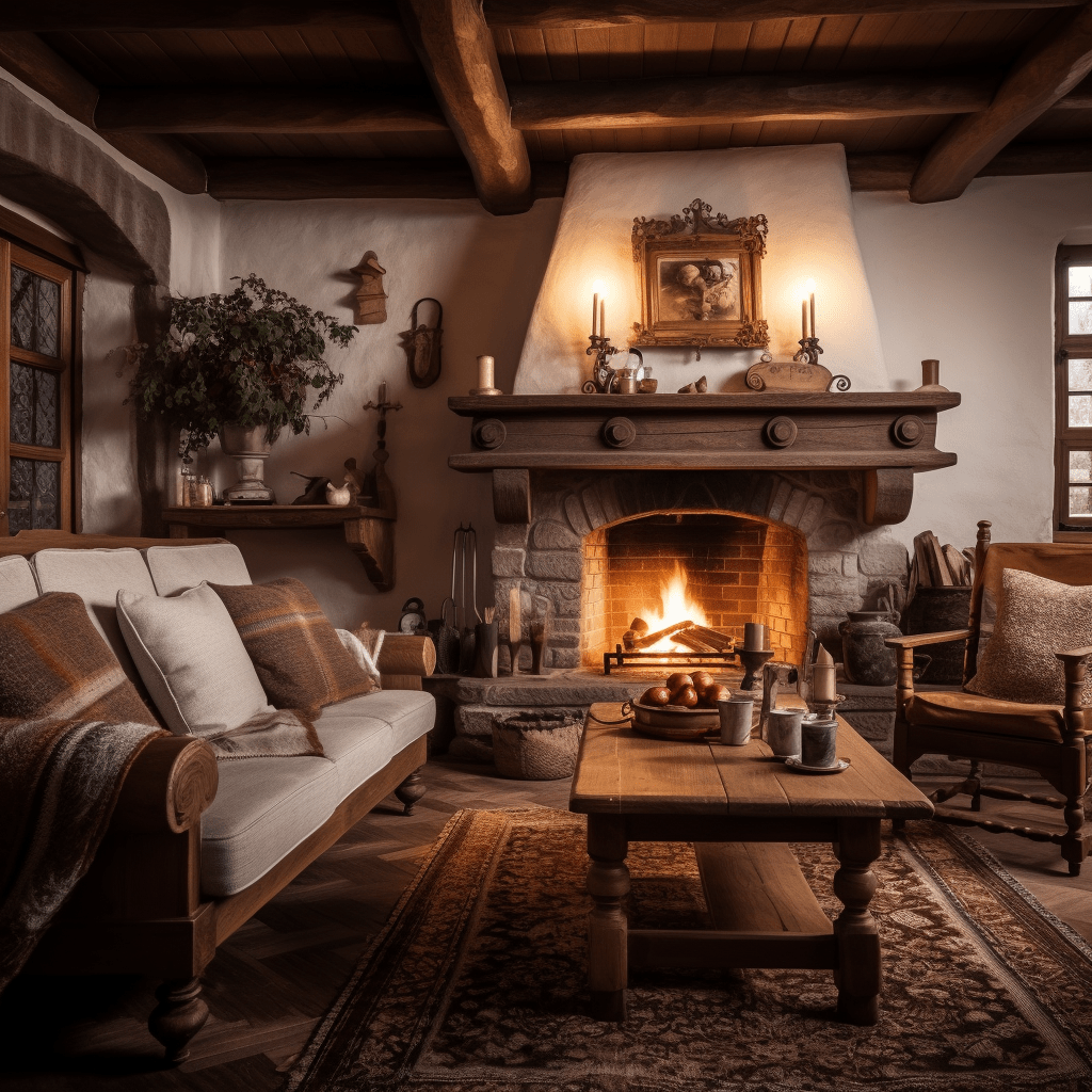 chata v hradebním stylu