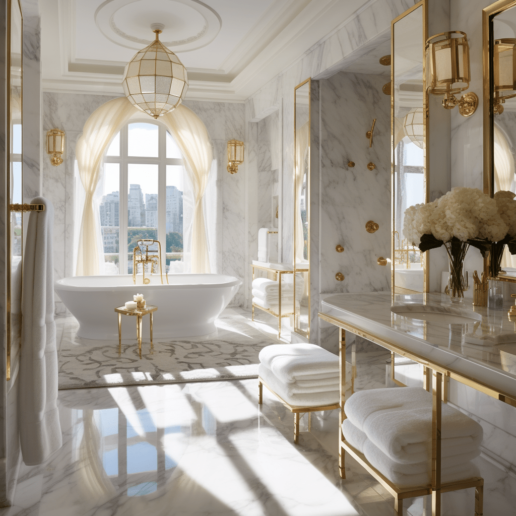 mramorové spa koupelna