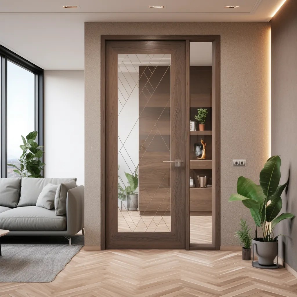 prosklené dveře tmavé