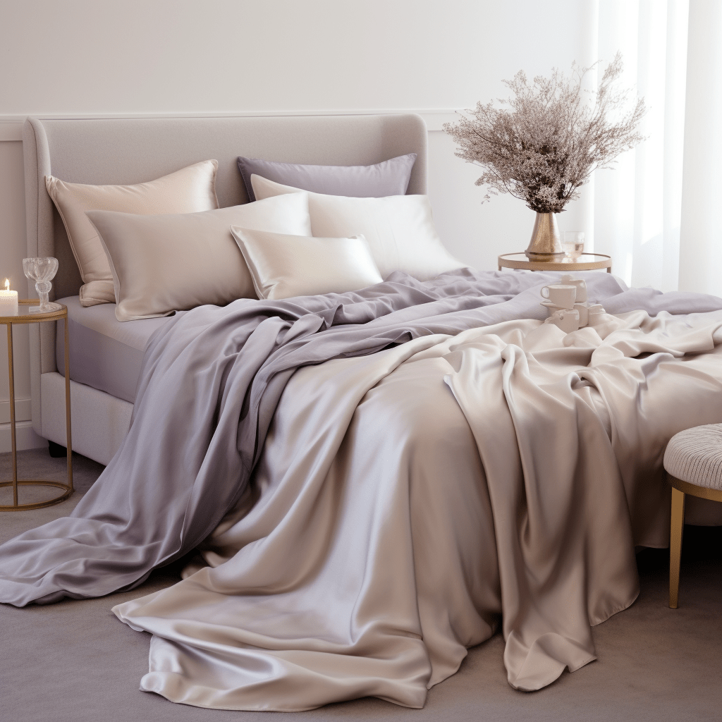 hedvábné povlaky na polštář a povlečení