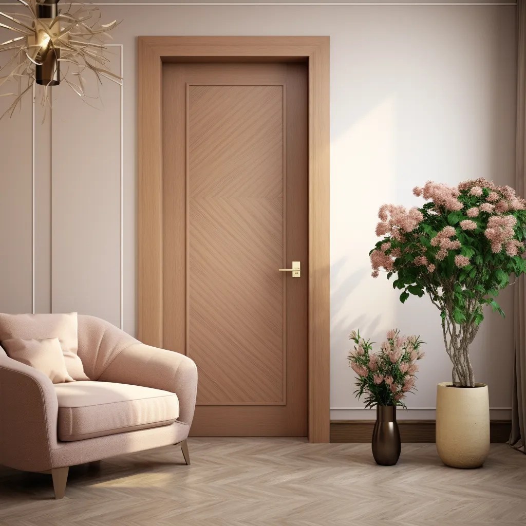 dubové dveře přírodní inspirace