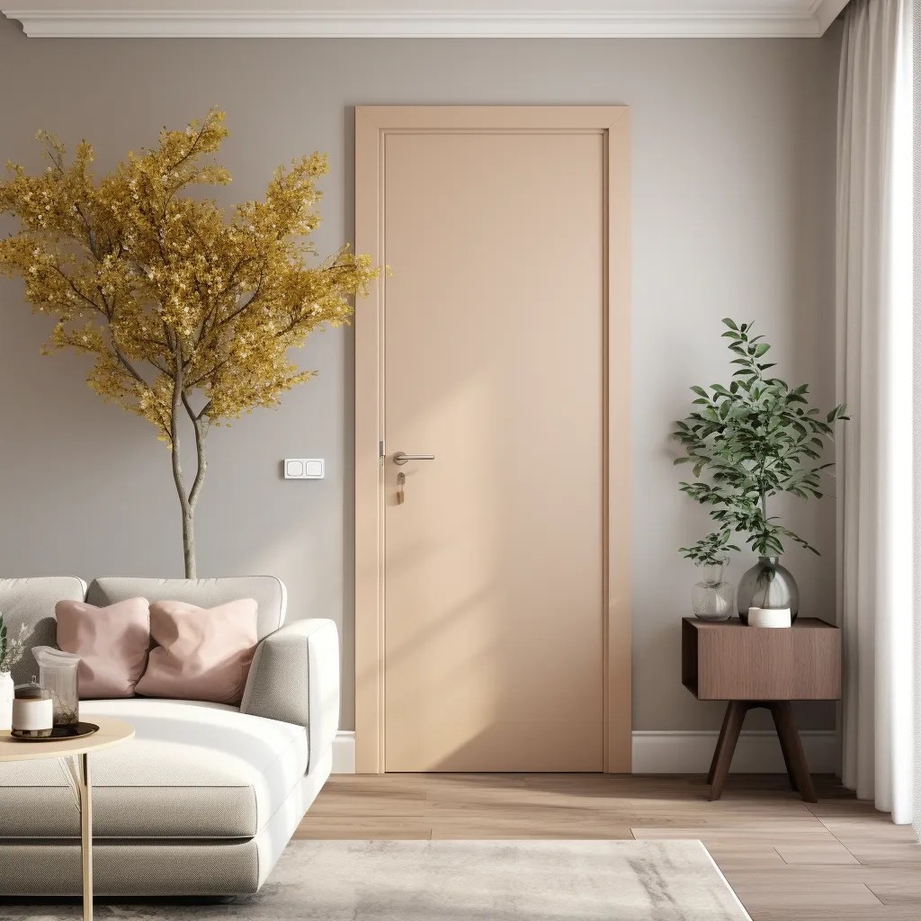broskvové dveře inspirace