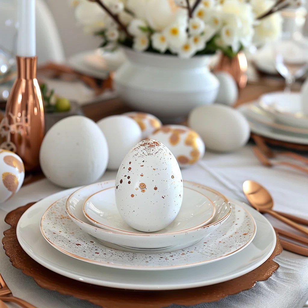 měděné velikonoční ozdoby