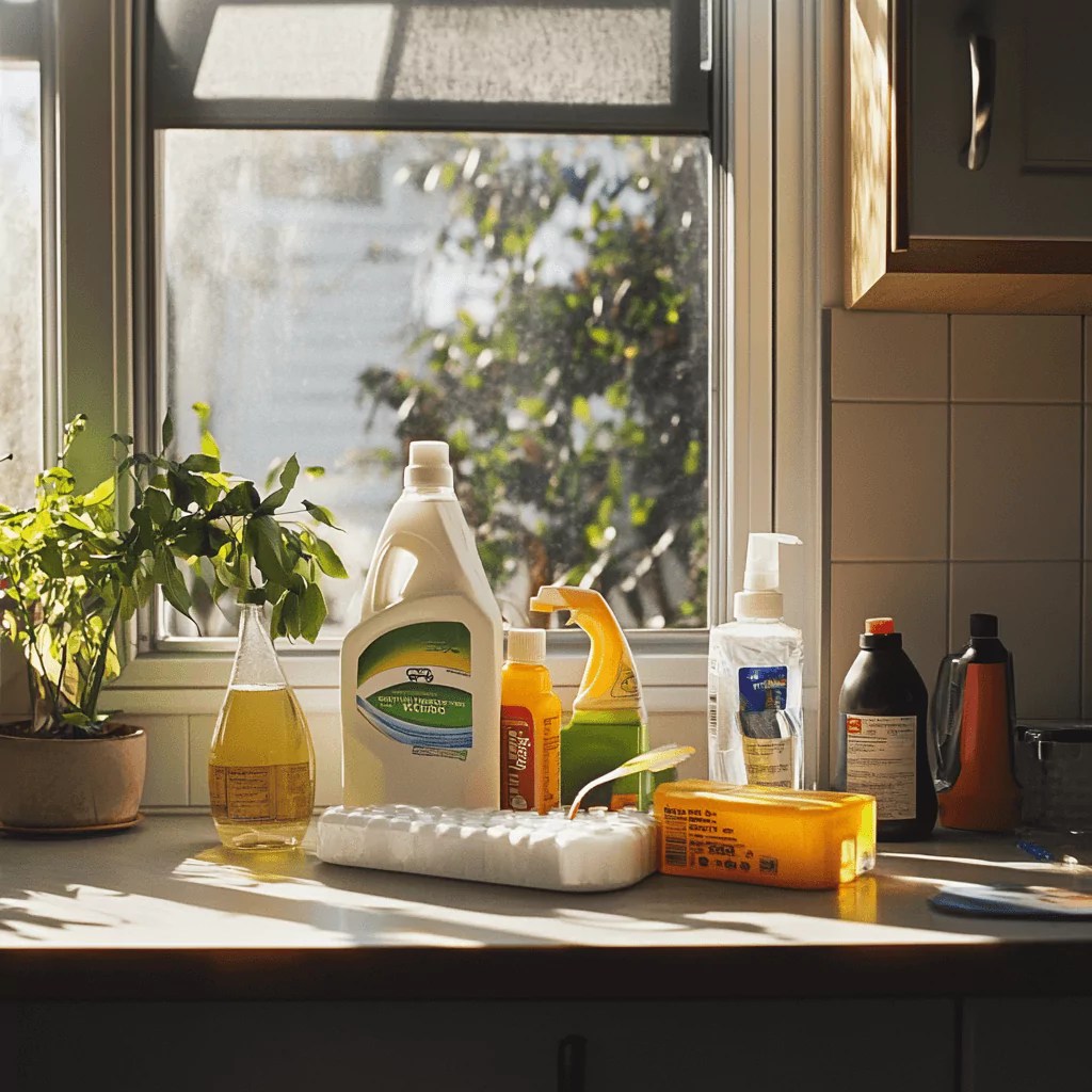 čistící prostředky na mytí