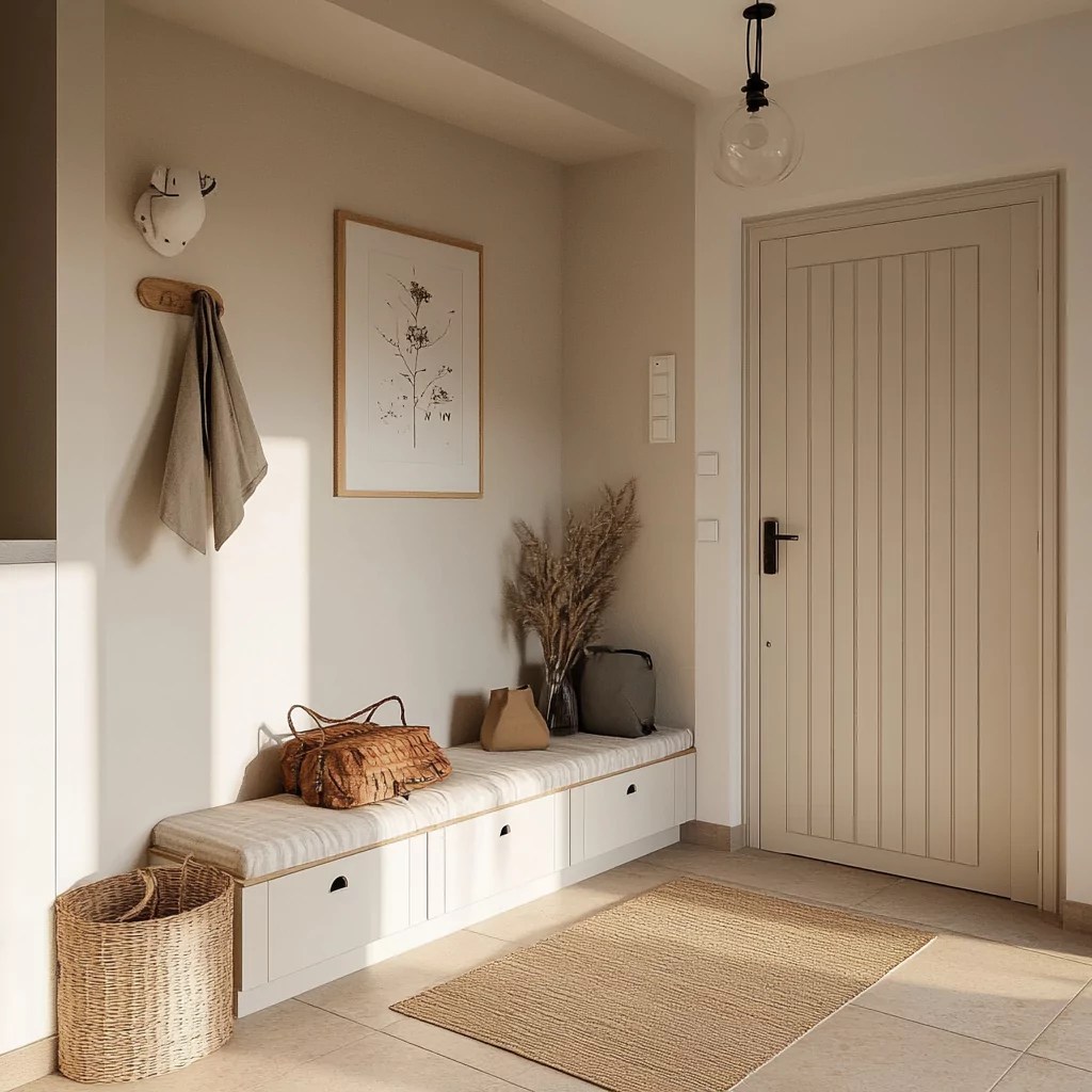 uklizená vstupní chodba