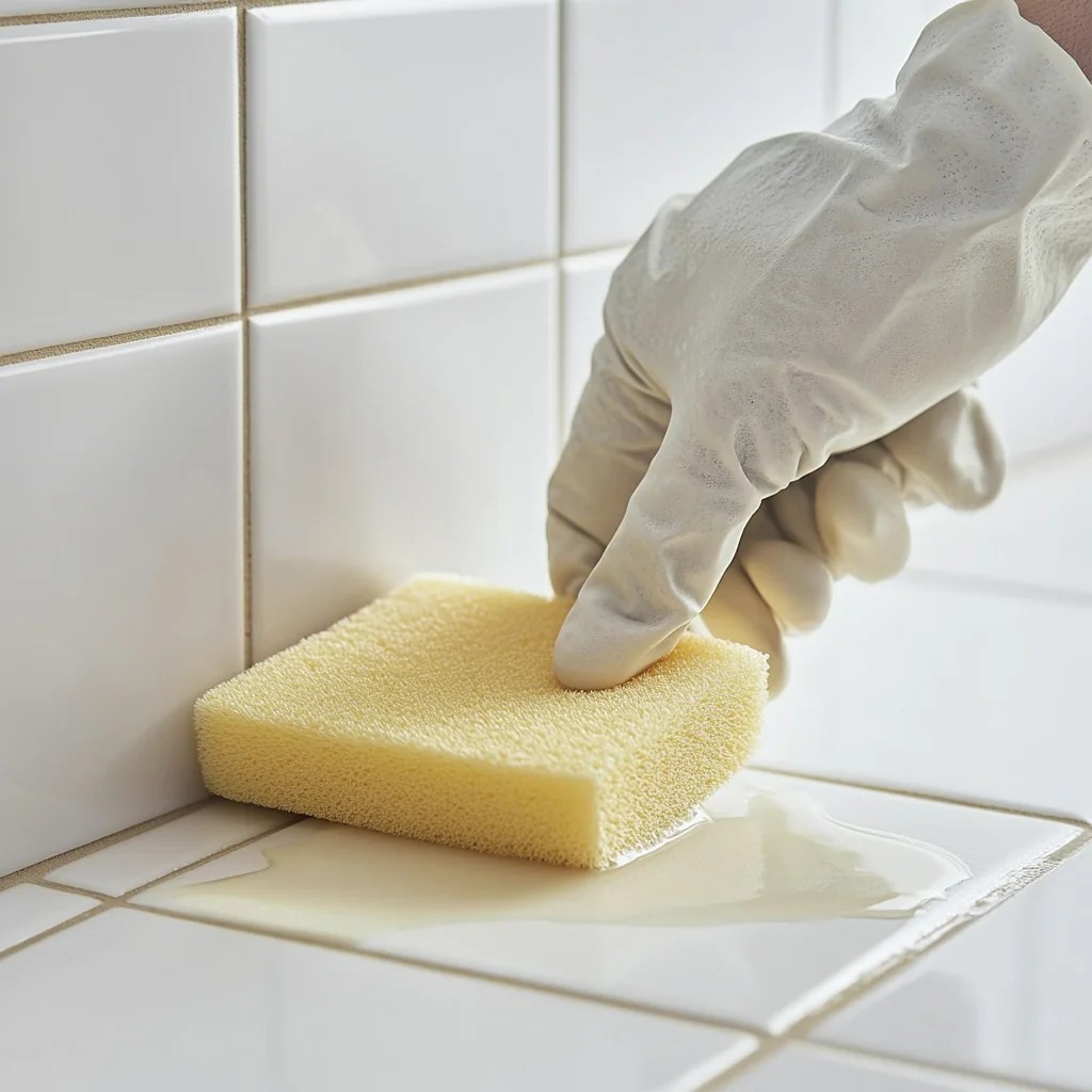 čištění spár v koupelně